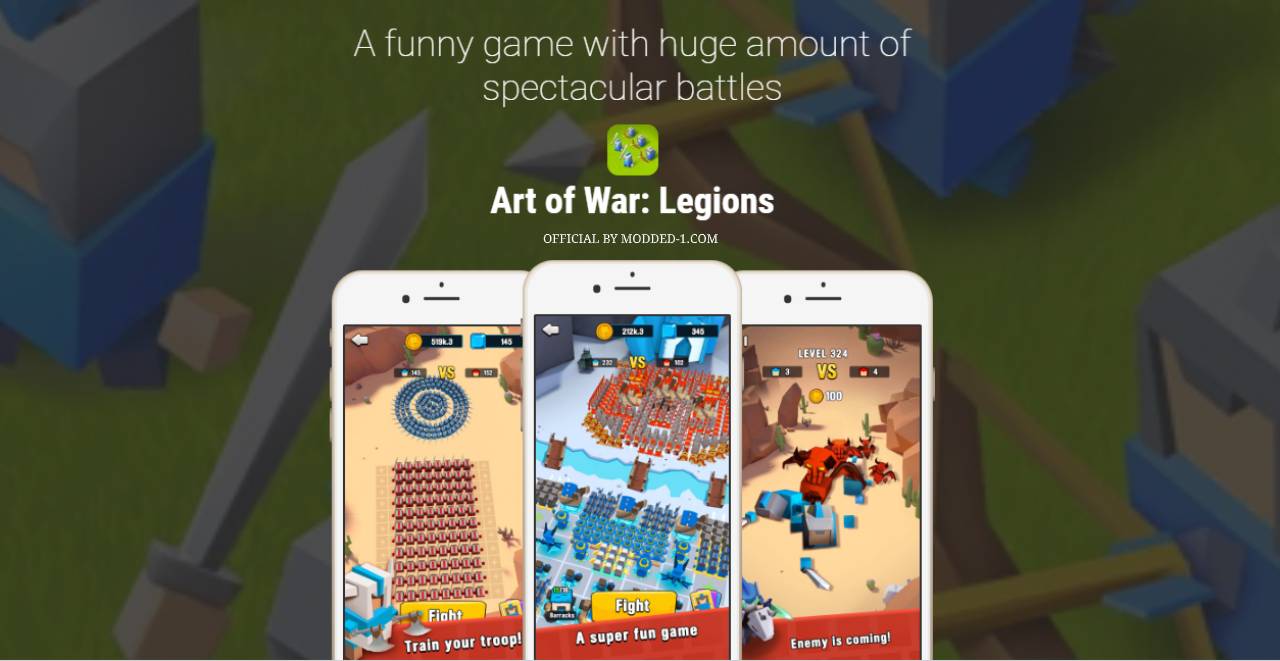 Download Art of War: Legions MOD APK 7.1.5 (Menu, Summon/God mode/Onehit)