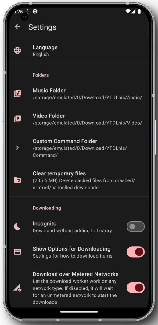 YTDLnis Downloader screenshot 3